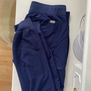 Figs Zamora Jogger Scrub Pants Navy
